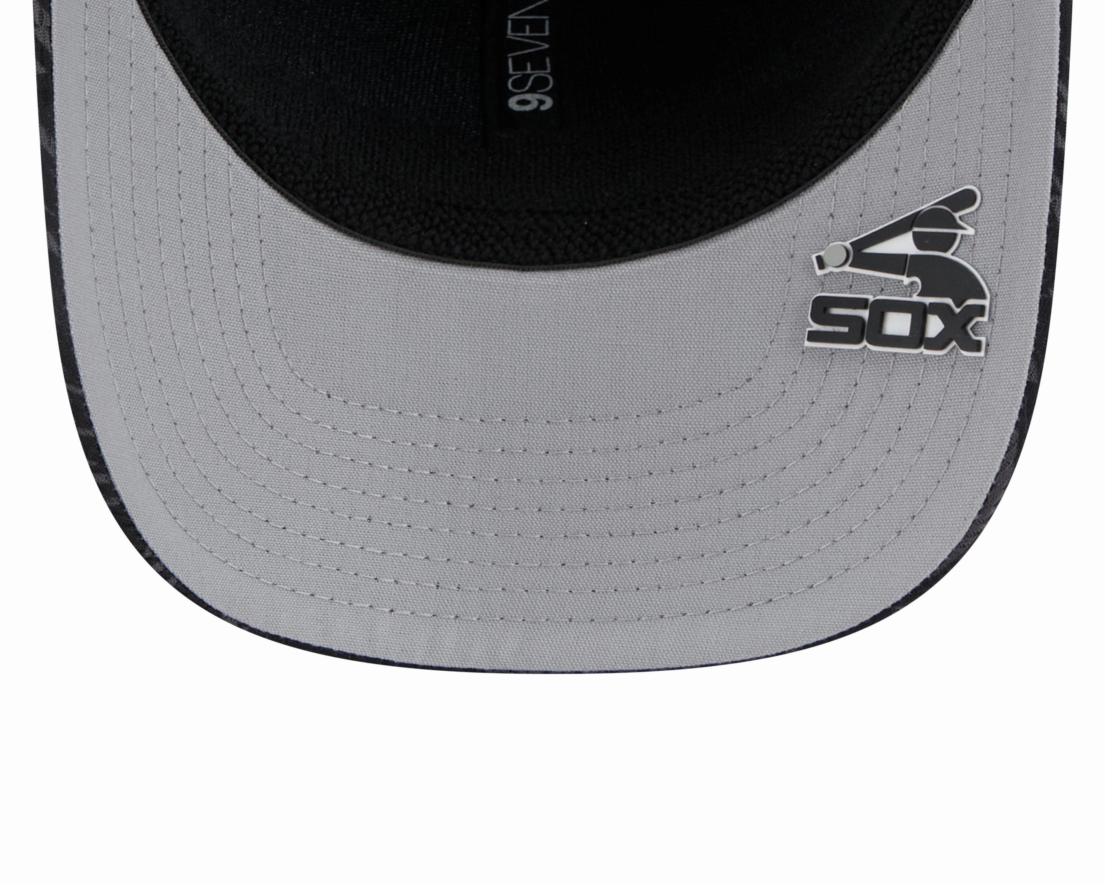 Chicago White Sox New Era Black 2025 Clubhouse Alternate 9SEVENTY Adjustable Hat
