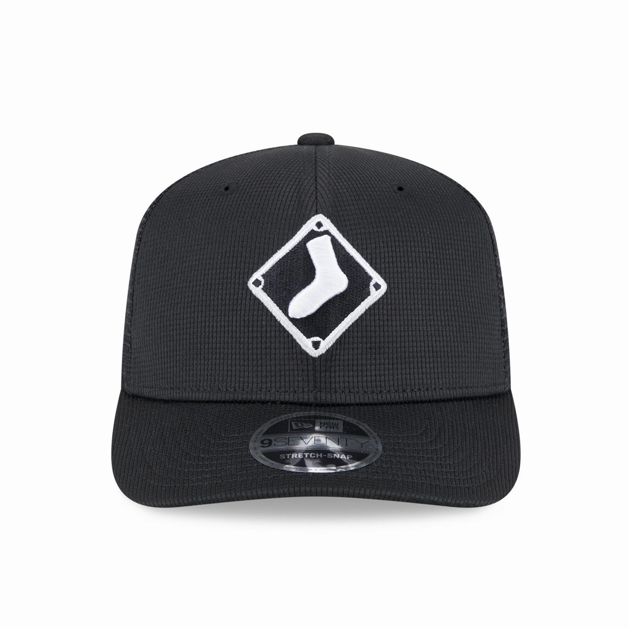Chicago White Sox New Era Black Batting Practice 9SEVENTY Trucker Hat