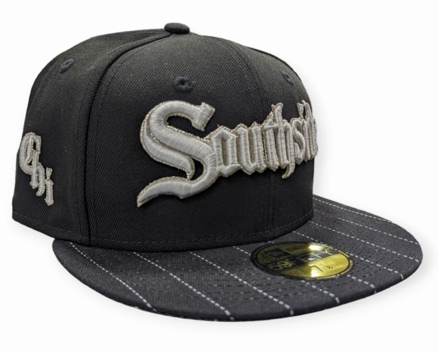 Chicago White Sox New Era Southside Black Stripe 59FIFTY Fitted Hat