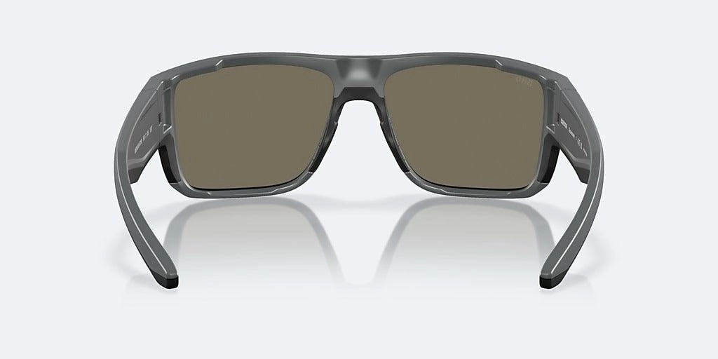 Costa Taxman Matte Gray Frame with Blue Mirror Lens 580G Polarized Sunglasses