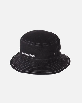 Cotton Twill Hat Black