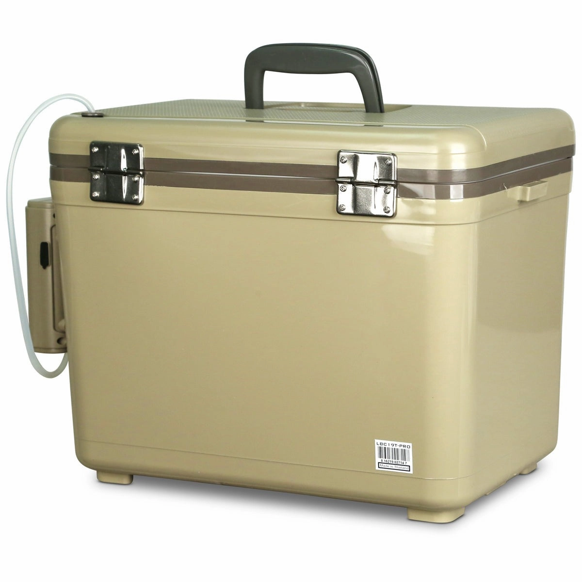 Engel 19 Quart Live Bait Pro Cooler with AP3 Rechargeable Aerator & Stainless Hardware