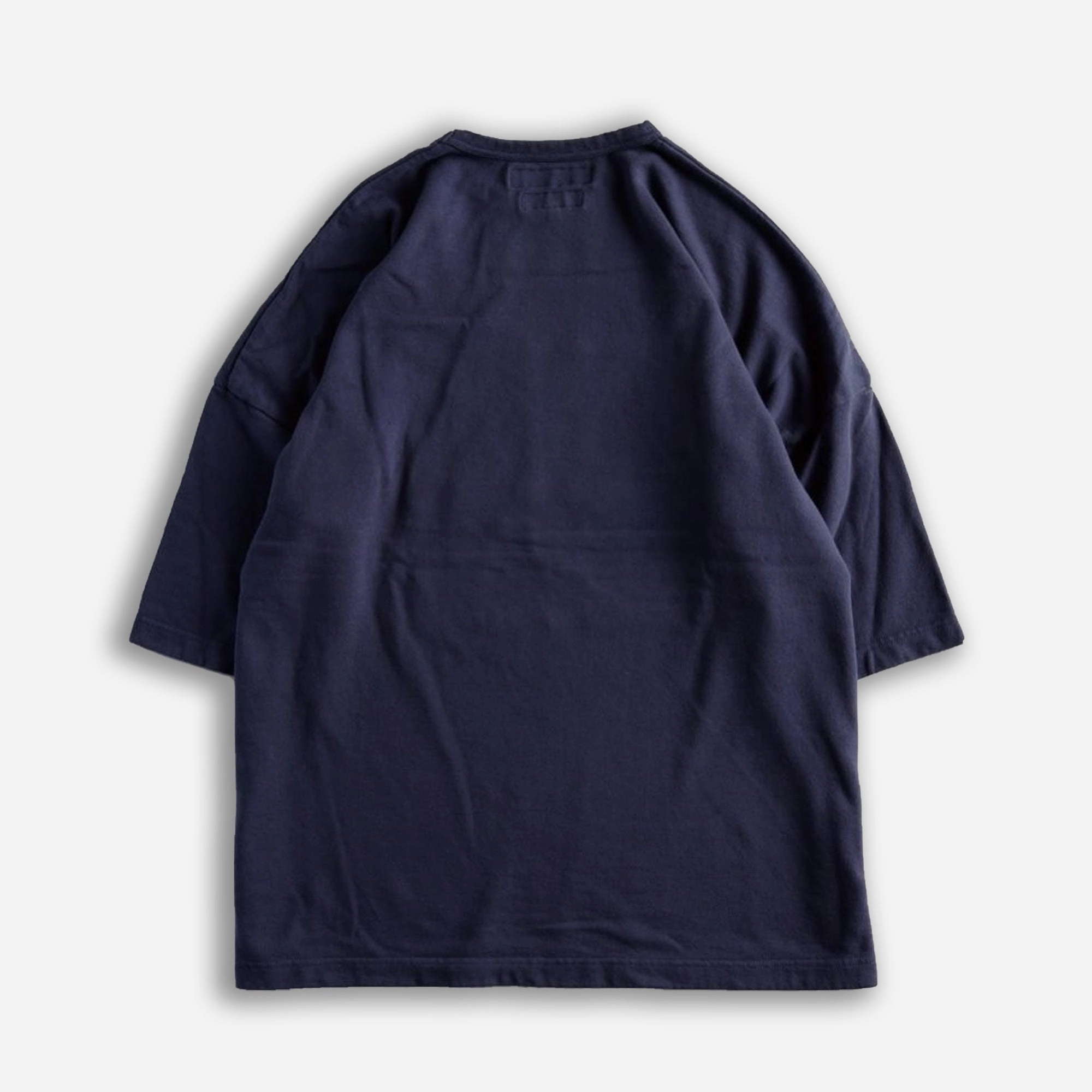 FDMTL | F PATCH WIDE SWEAT TEE  { NAVY
