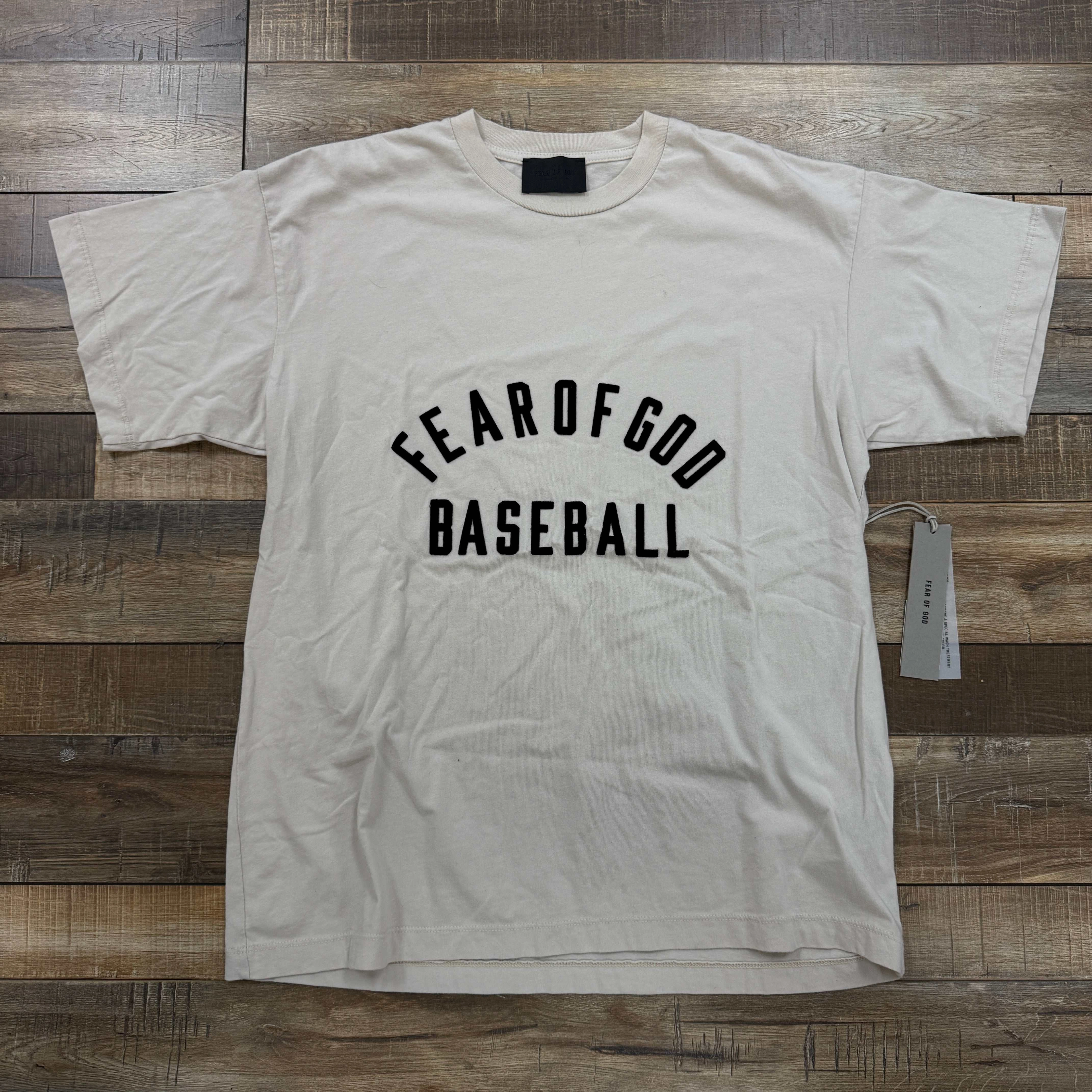 Fear of God Baseball T-shirt Beige