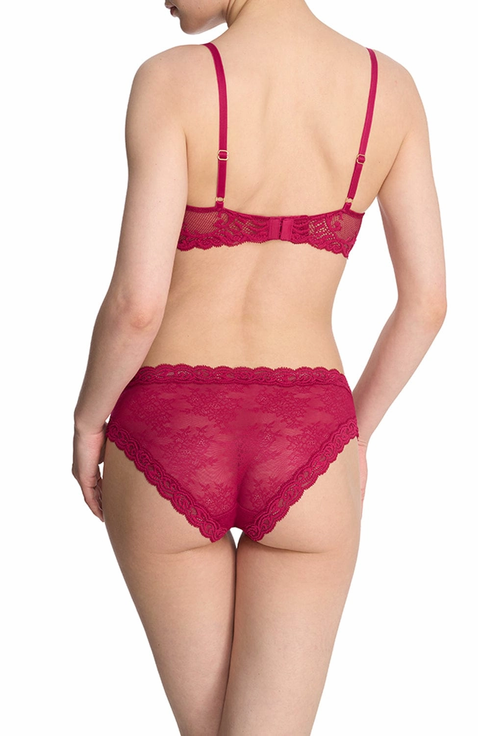 Feathers Contour Lace Plunge Bra