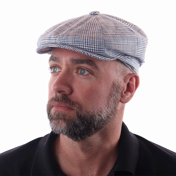 Fléchet Italian Newsboy Cap - Blue
