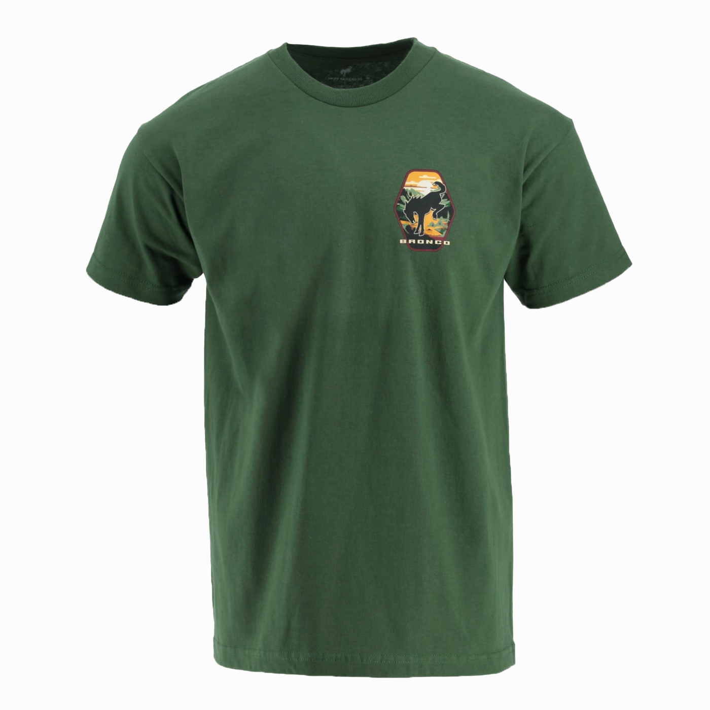 Ford Bronco Men's Built Wild Badge Short Sleeve T-Shirt