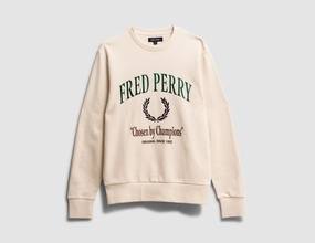Fred Perry Champion Sweatshirt Ecru