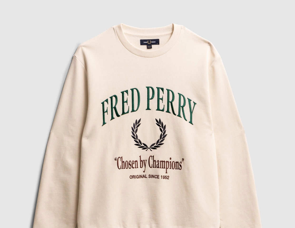 Fred Perry Champion Sweatshirt Ecru