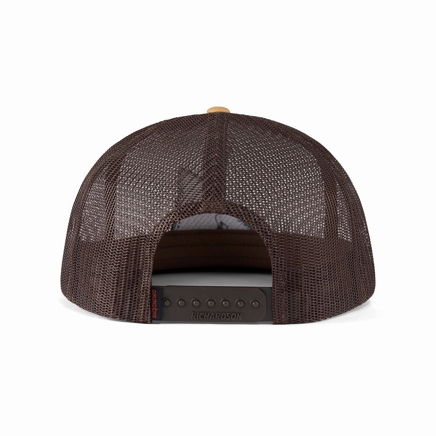 Grundens Tailing Red Mesh Trucker Hat