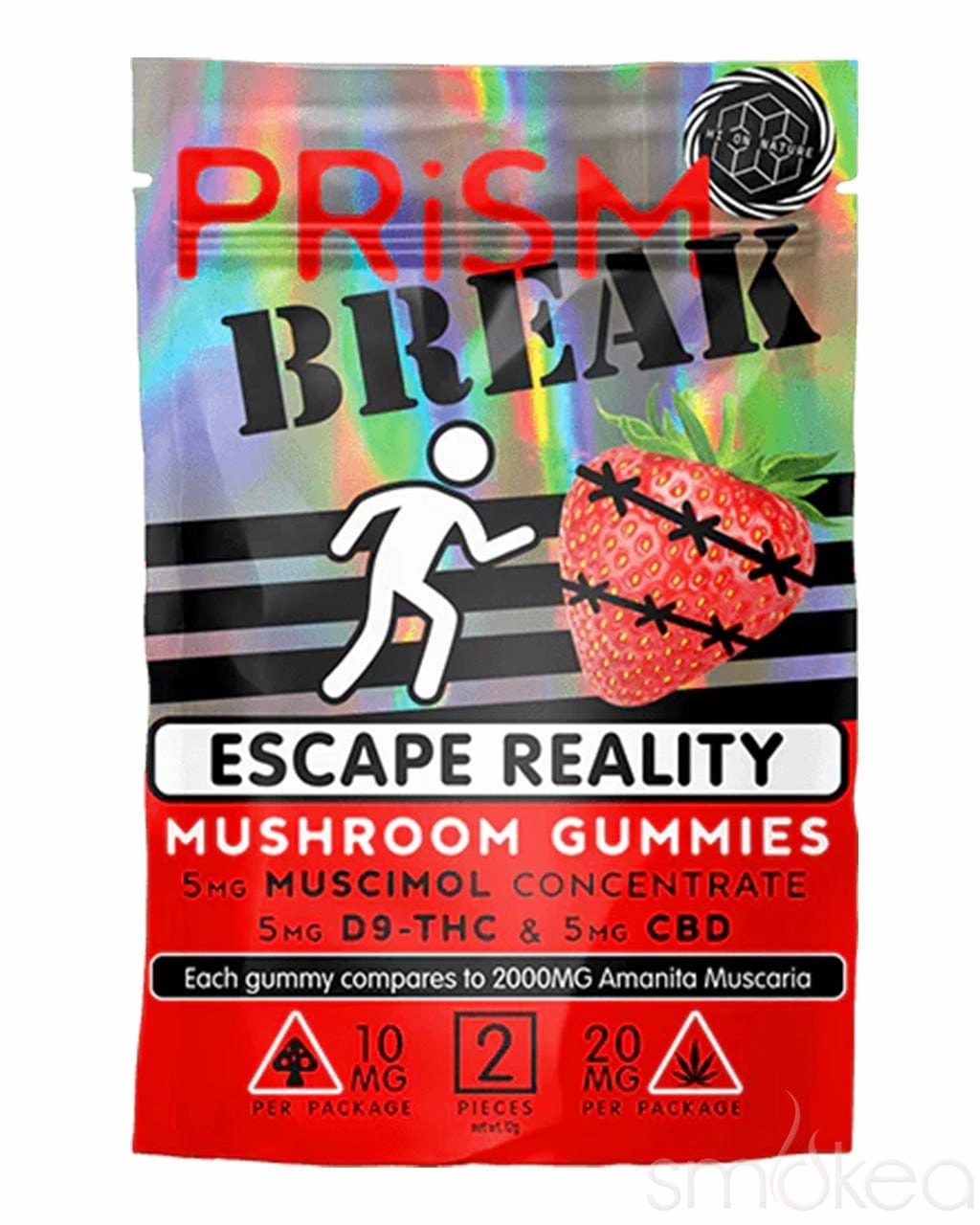Hi On Nature Prism Break Mushroom Gummies - Strawberry