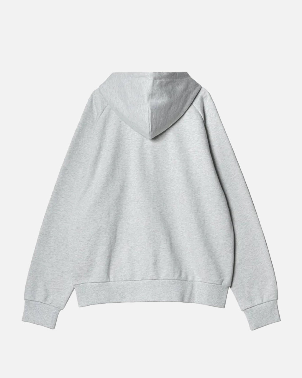 Hooded Square Label Jacket Ash Heather