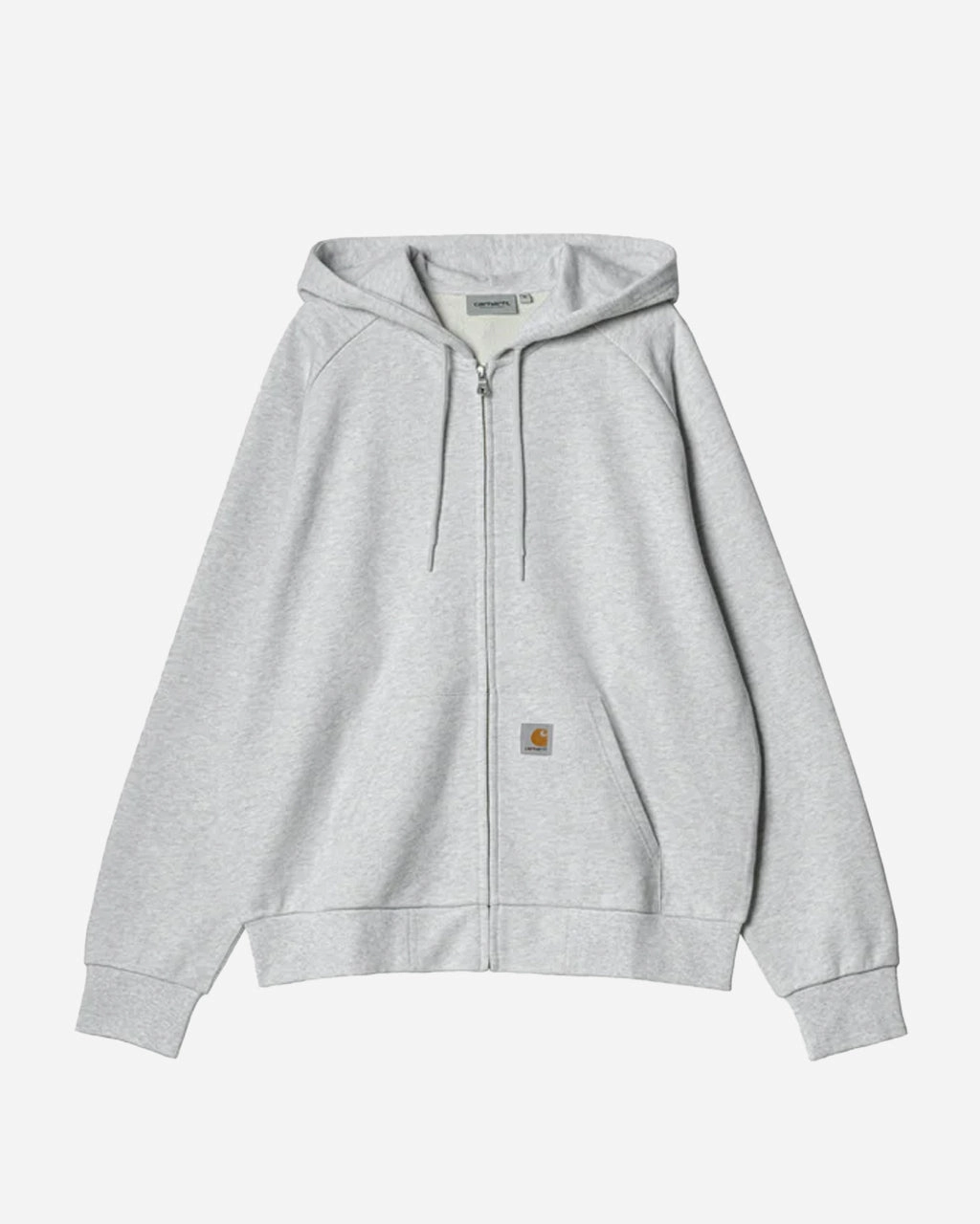 Hooded Square Label Jacket Ash Heather