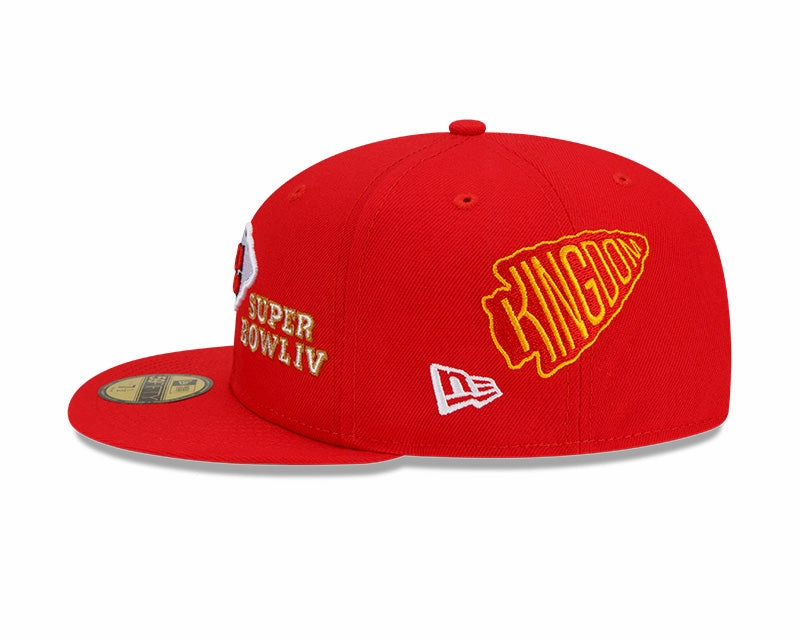 Kansas City Chiefs Red Count The Rings New Era 59FIFTY Fitted Hat