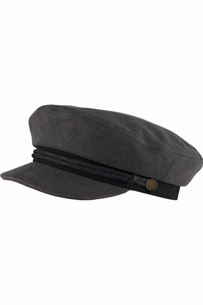 Kooringal Mens Anchor Fishermans Cap - Charcoal