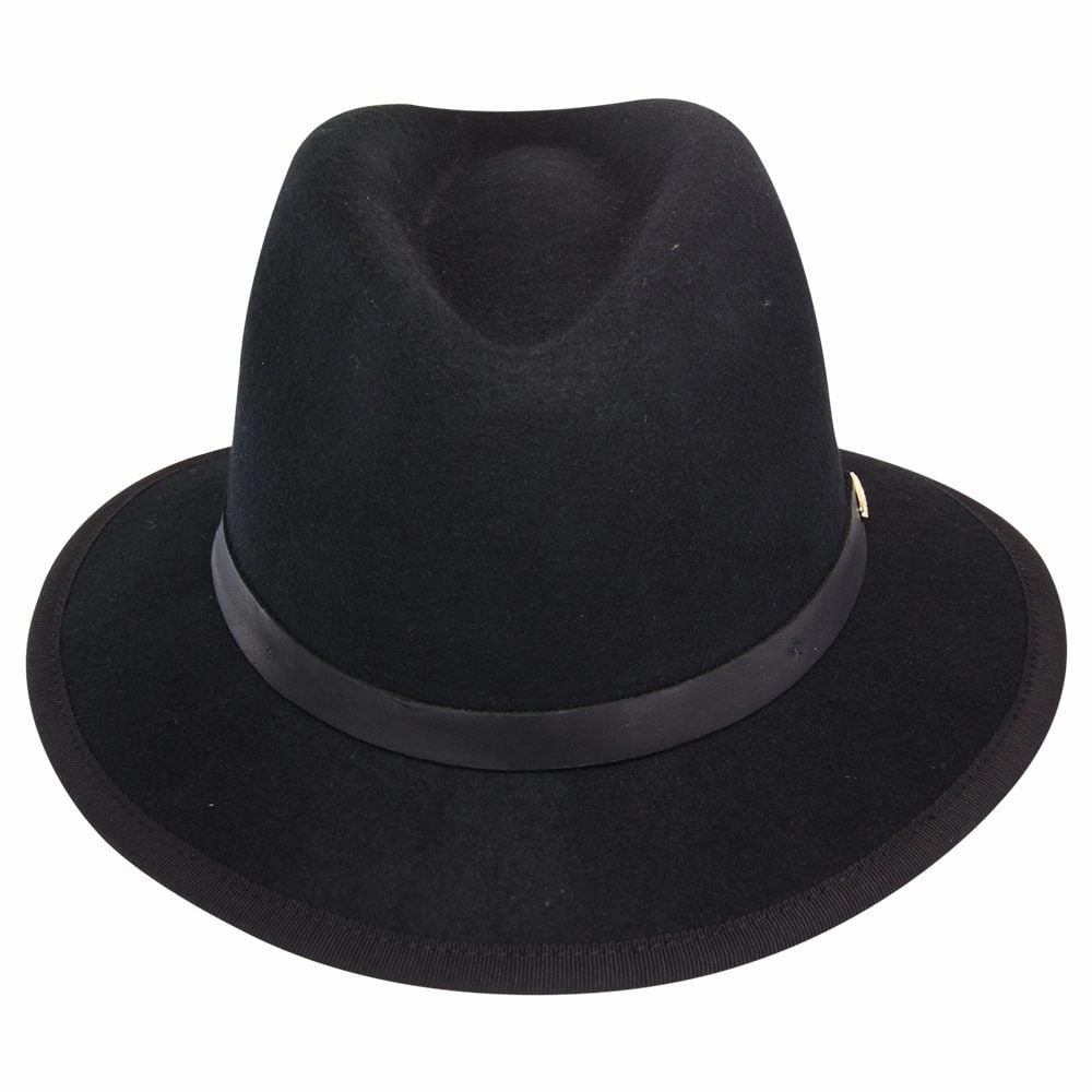 Melbourne Hats Safari Wool Hat - Black