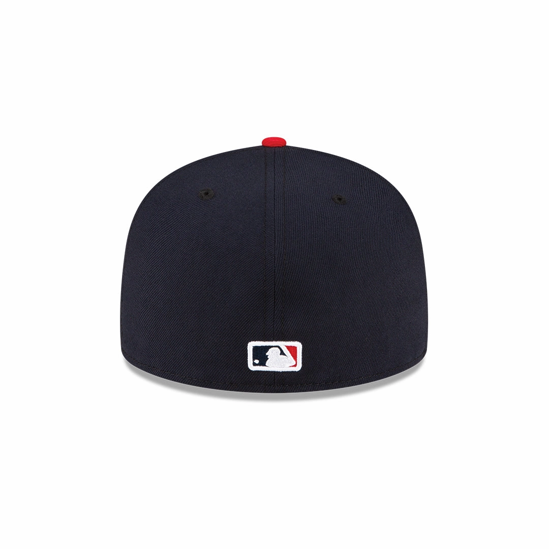 Men's Anaheim Angels New Era Navy/Red Alternate On-Field 59FIFTY Fitted Hat