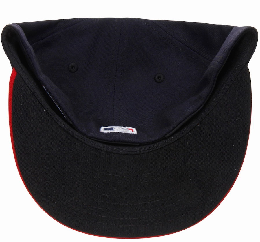 Men's Atlanta Braves New Era Navy/Red Home Authentic Collection On-Field 59FIFTY Fitted Hat
