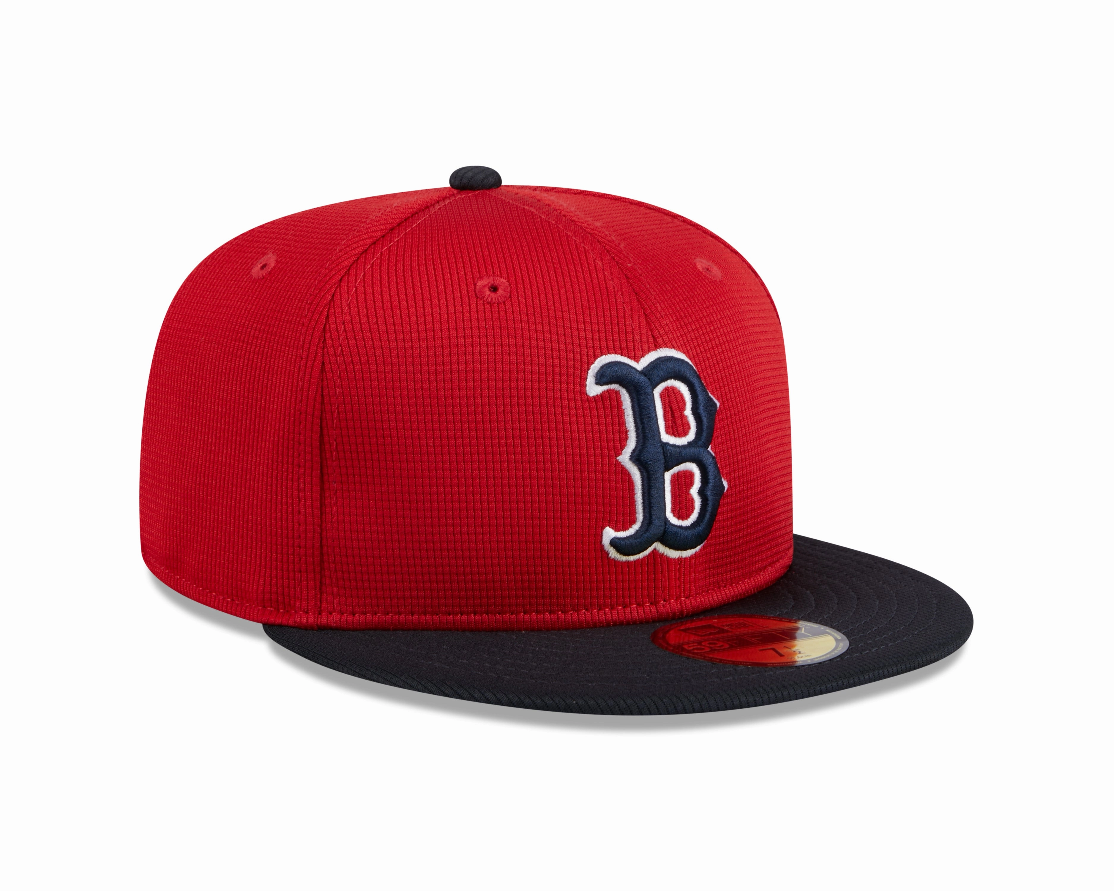 Men's Boston Red Sox New Era Red/Navy 2024 Batting Practice 59FIFTY Fitted Hat