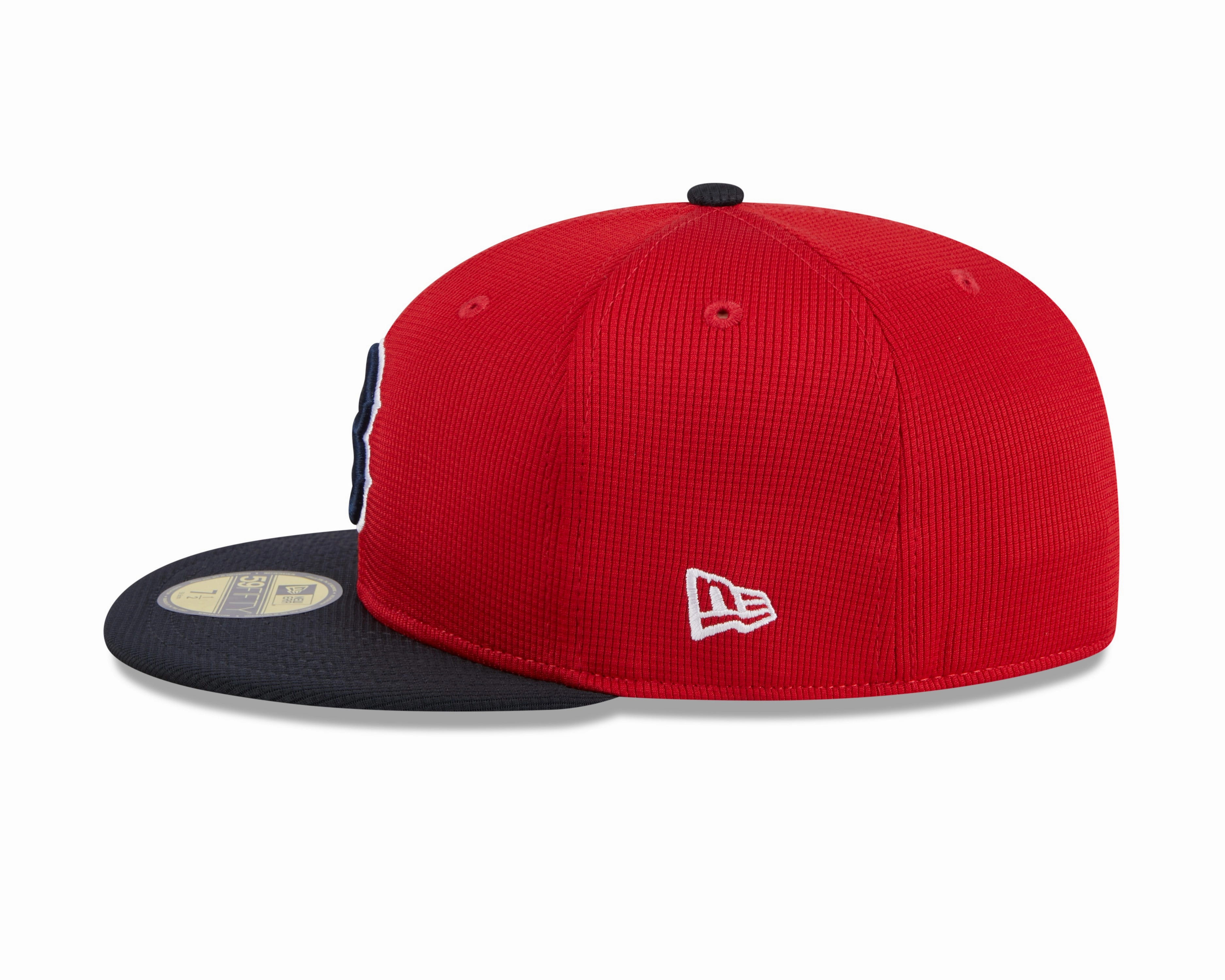 Men's Boston Red Sox New Era Red/Navy 2024 Batting Practice 59FIFTY Fitted Hat