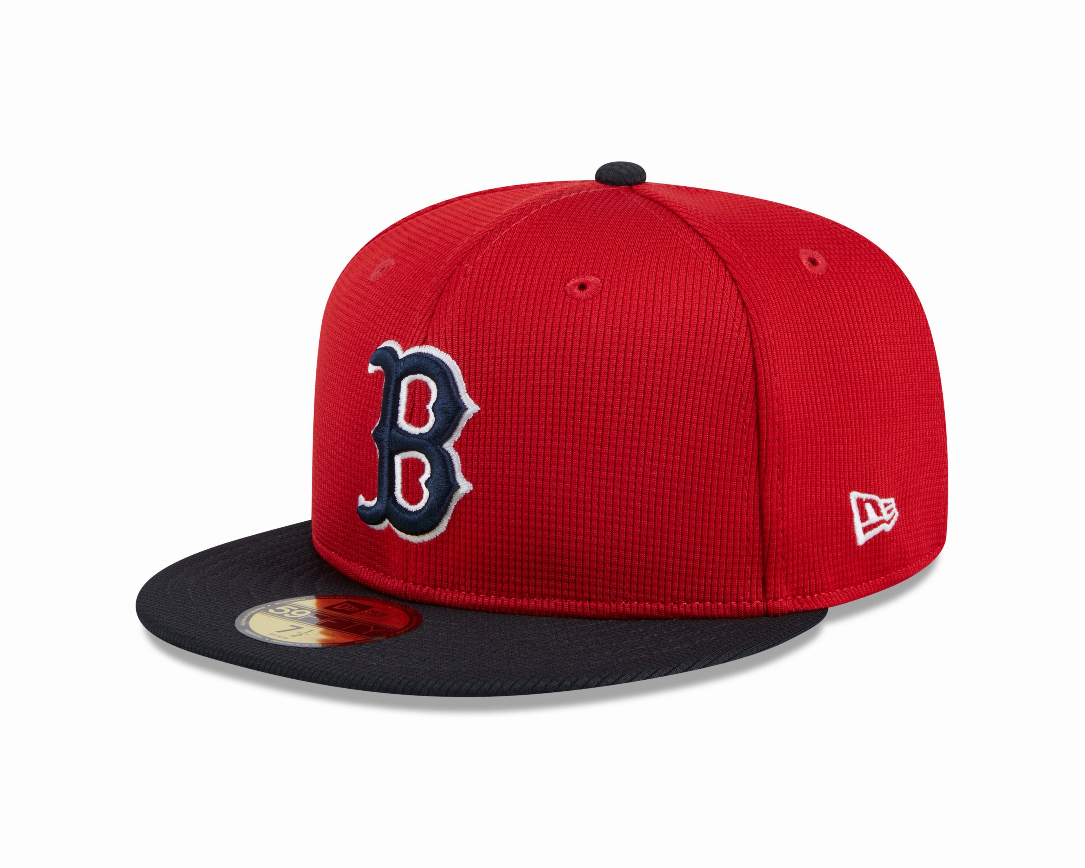 Men's Boston Red Sox New Era Red/Navy 2024 Batting Practice 59FIFTY Fitted Hat