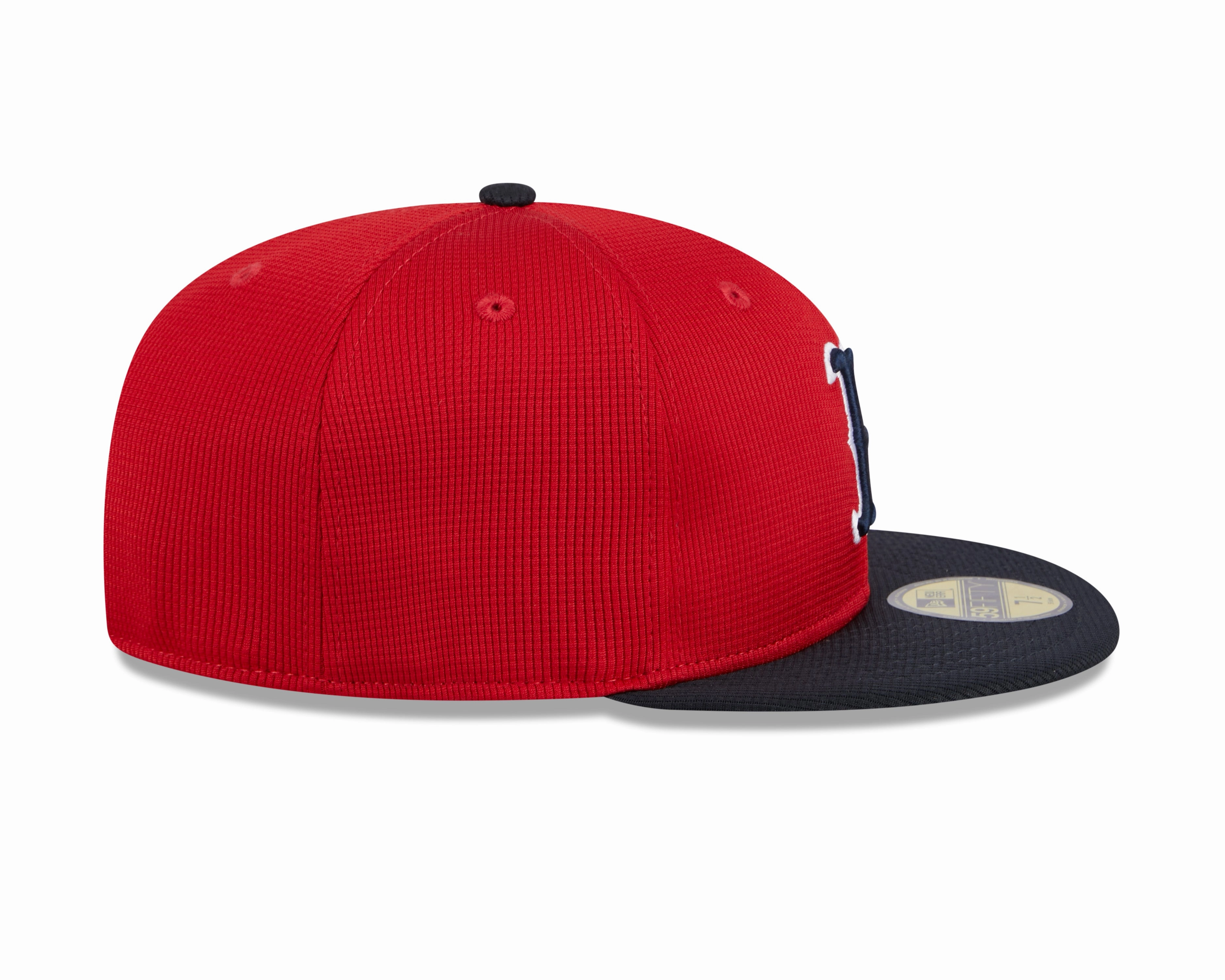 Men's Boston Red Sox New Era Red/Navy 2024 Batting Practice 59FIFTY Fitted Hat