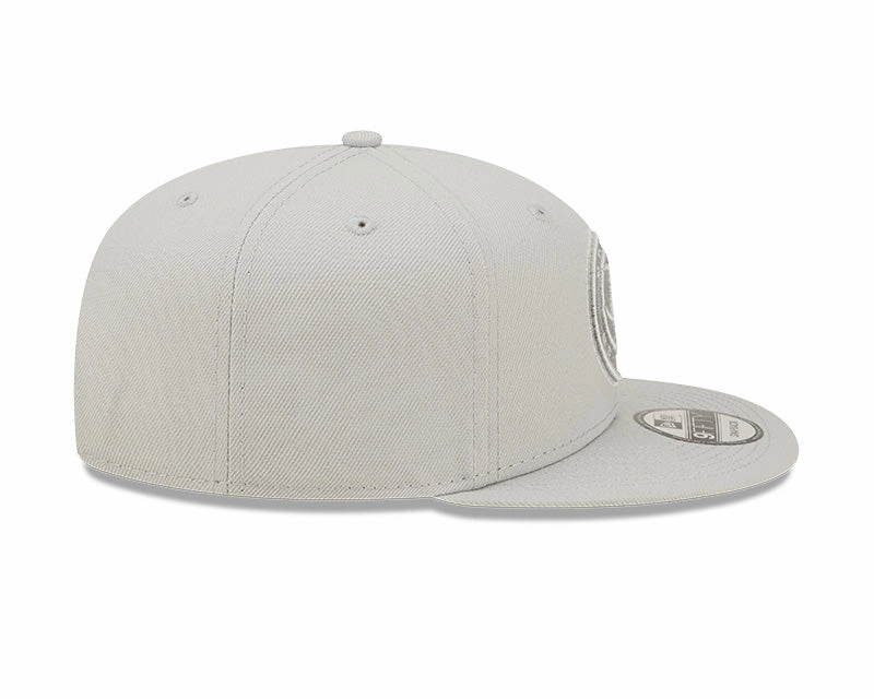Men's Brooklyn Nets New Era Silver Color Pack 9FIFTY Snapback Hat