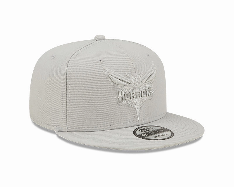 Men's Charlotte Hornets New Era Silver Color Pack 9FIFTY Snapback Hat