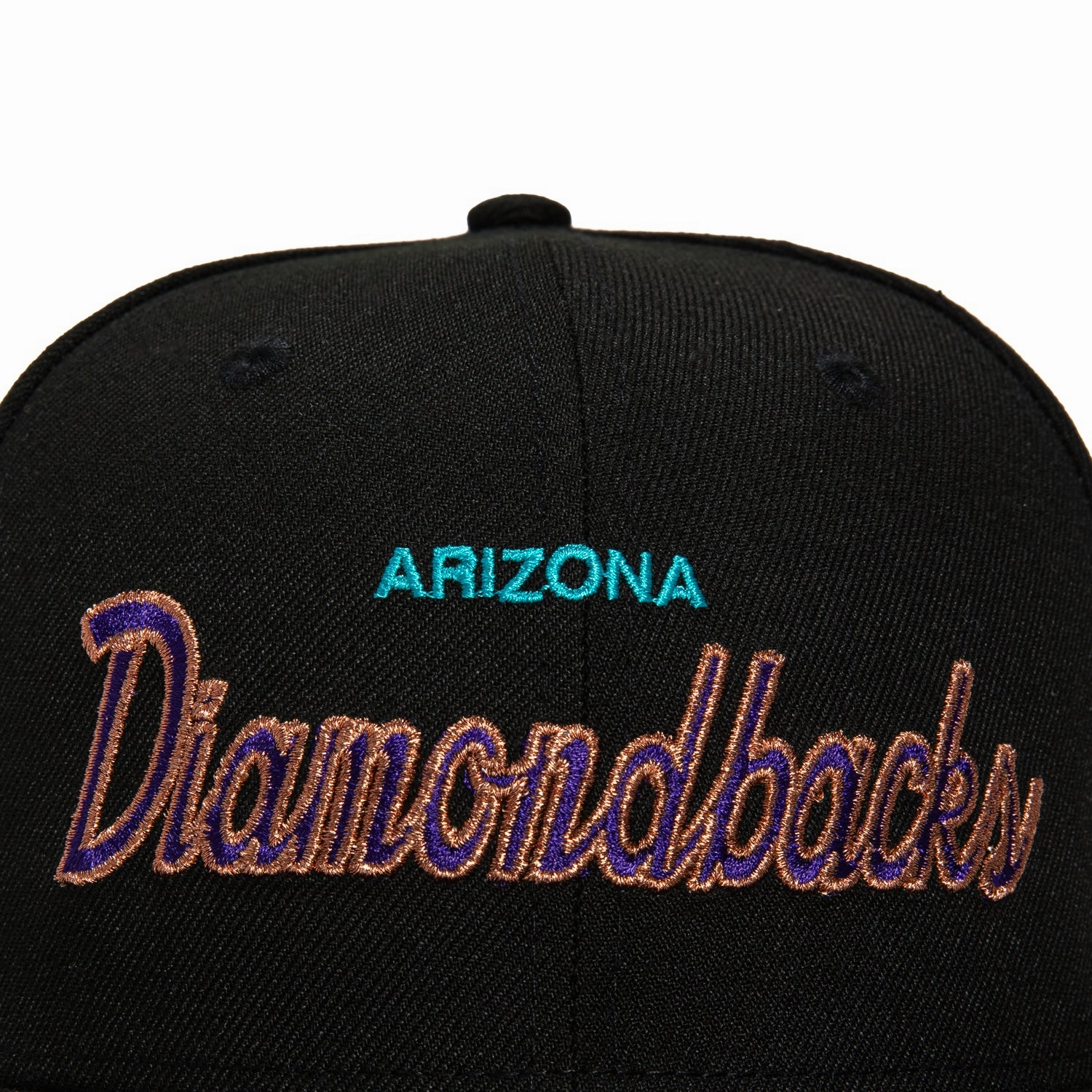 New Era 59Fifty Arizona Diamondbacks Logo Patch Script Hat - Black