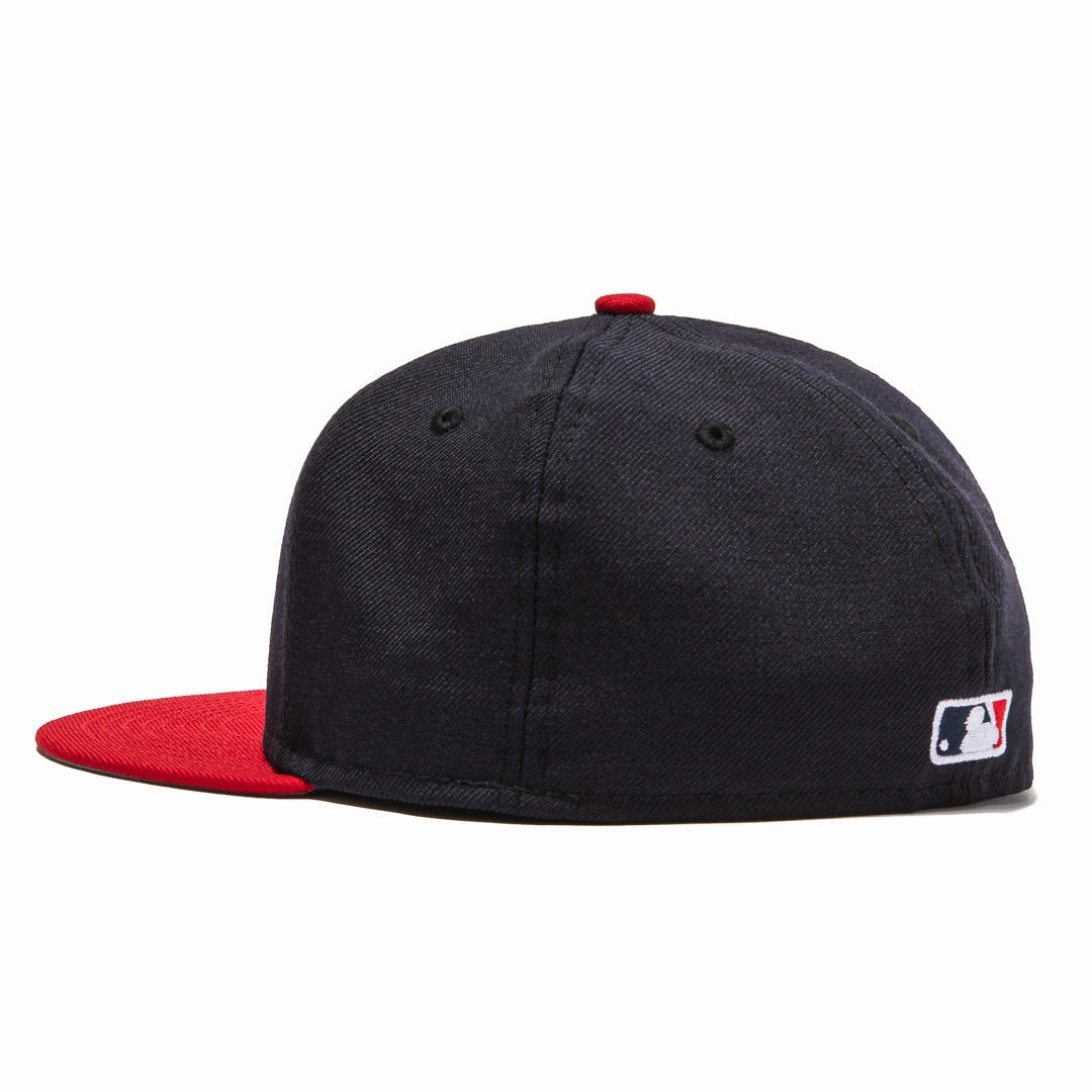 New Era 59Fifty Retro On-Field Atlanta Braves Alternate Hat - Navy, Red