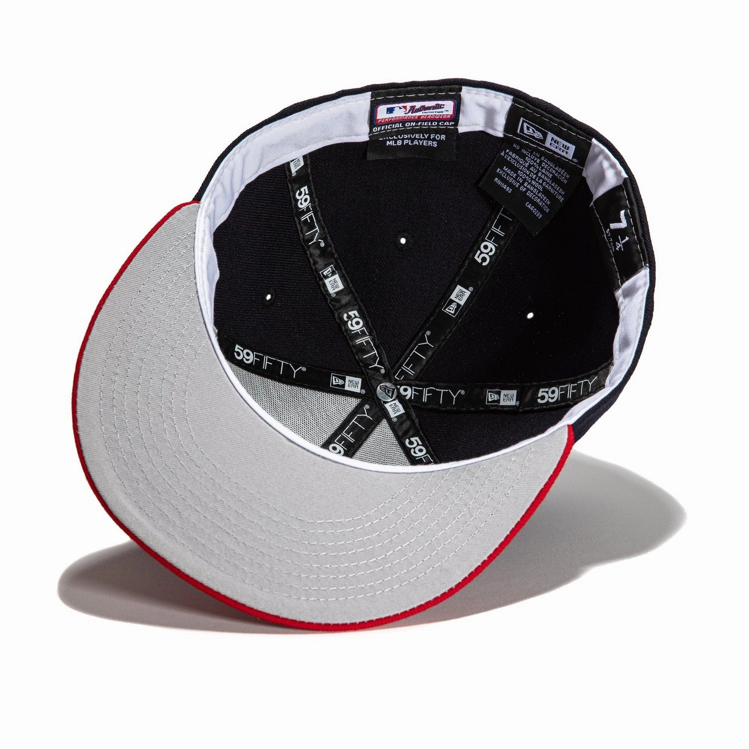 New Era 59Fifty Retro On-Field Atlanta Braves Home Hat - Navy, Red
