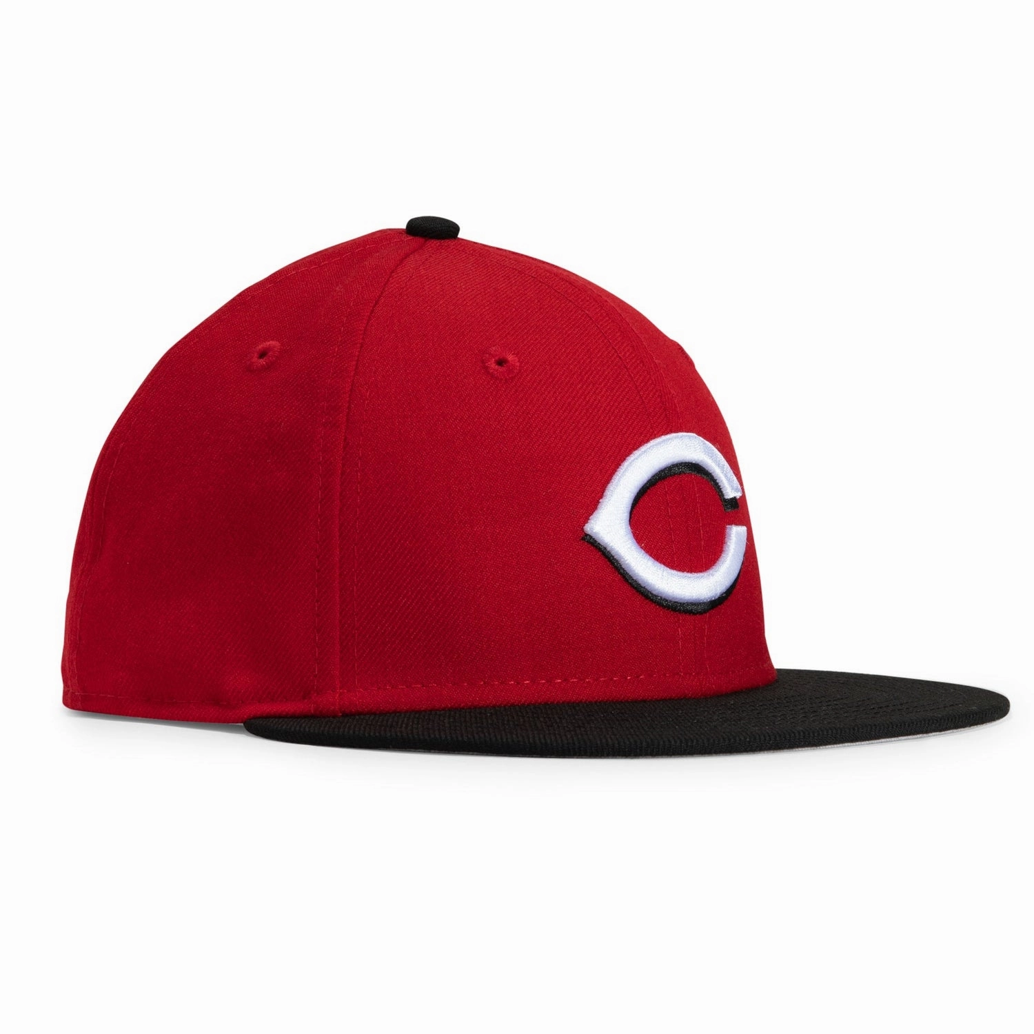 New Era 59Fifty Retro On-Field Cincinnati Reds Road Hat - Red, Black