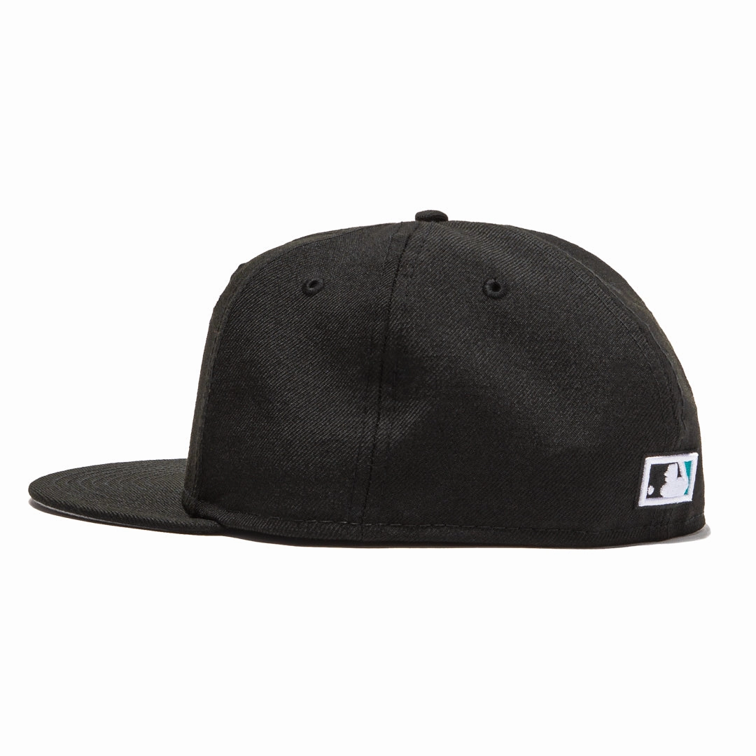 New Era 59Fifty Retro On-Field Florida Marlins 1993 Hat - Black