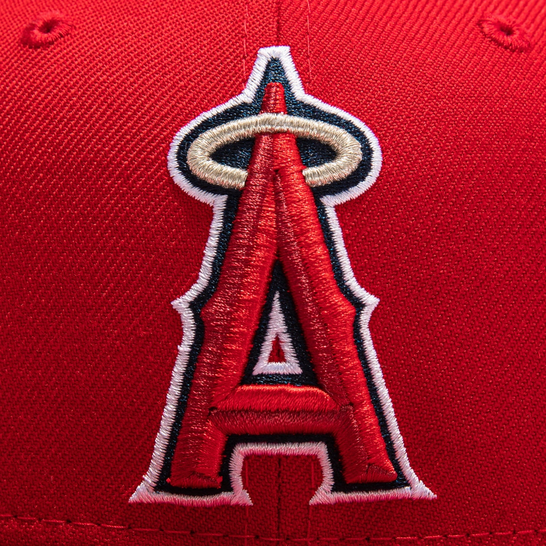 New Era 59Fifty Retro On-Field Los Angeles Angels Game Hat - Red