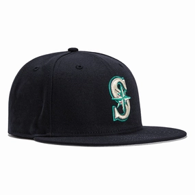 New Era 59Fifty Retro On-Field Seattle Mariners Game Hat  - Navy