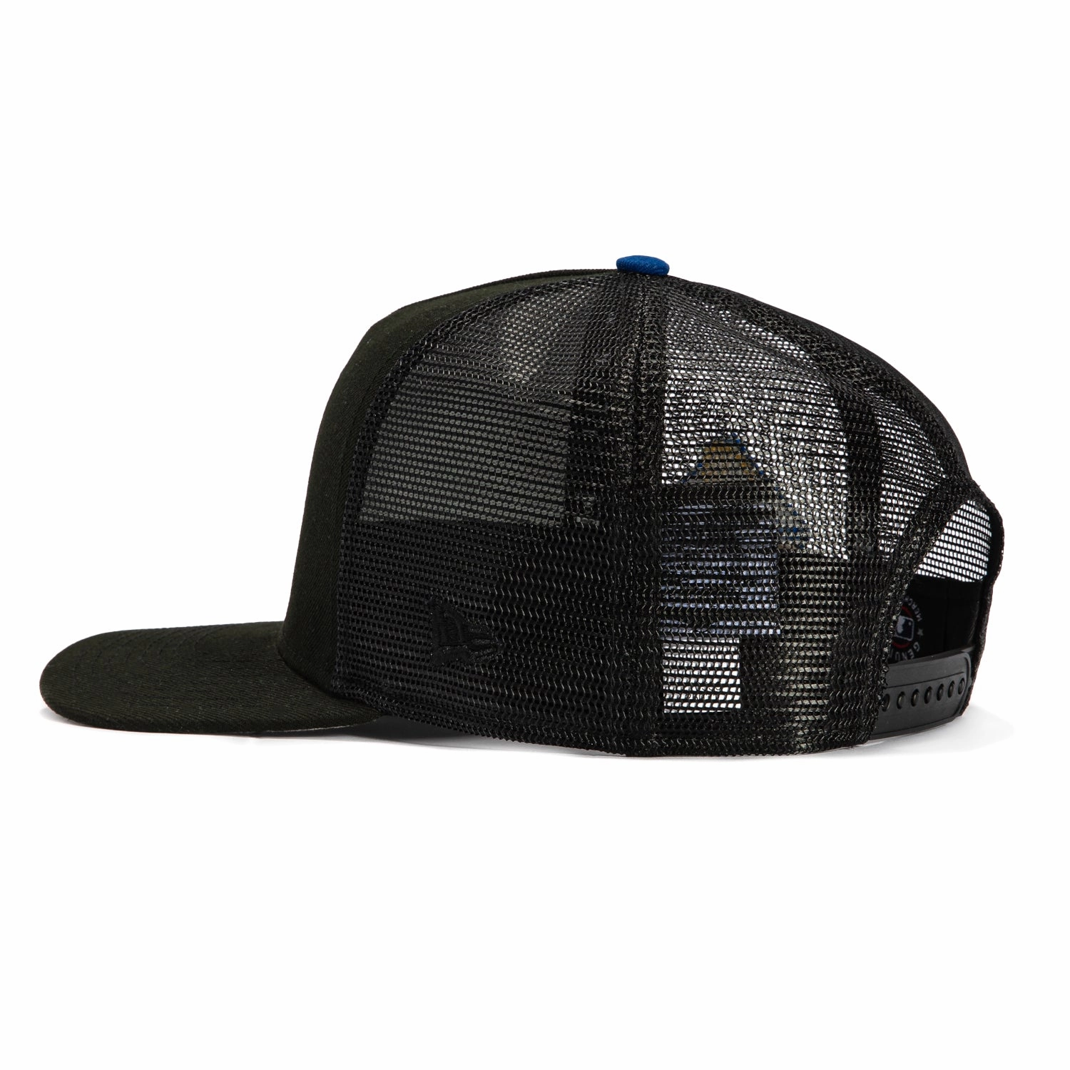 New Era 9Fifty A-Frame Los Angeles Dodgers 2024 World Series Champions Patch Spring Training Snapback Hat - Black