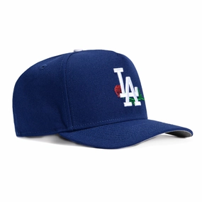 New Era 9Fifty A-Frame Los Angeles Dodgers Rose Snapback Hat - Royal