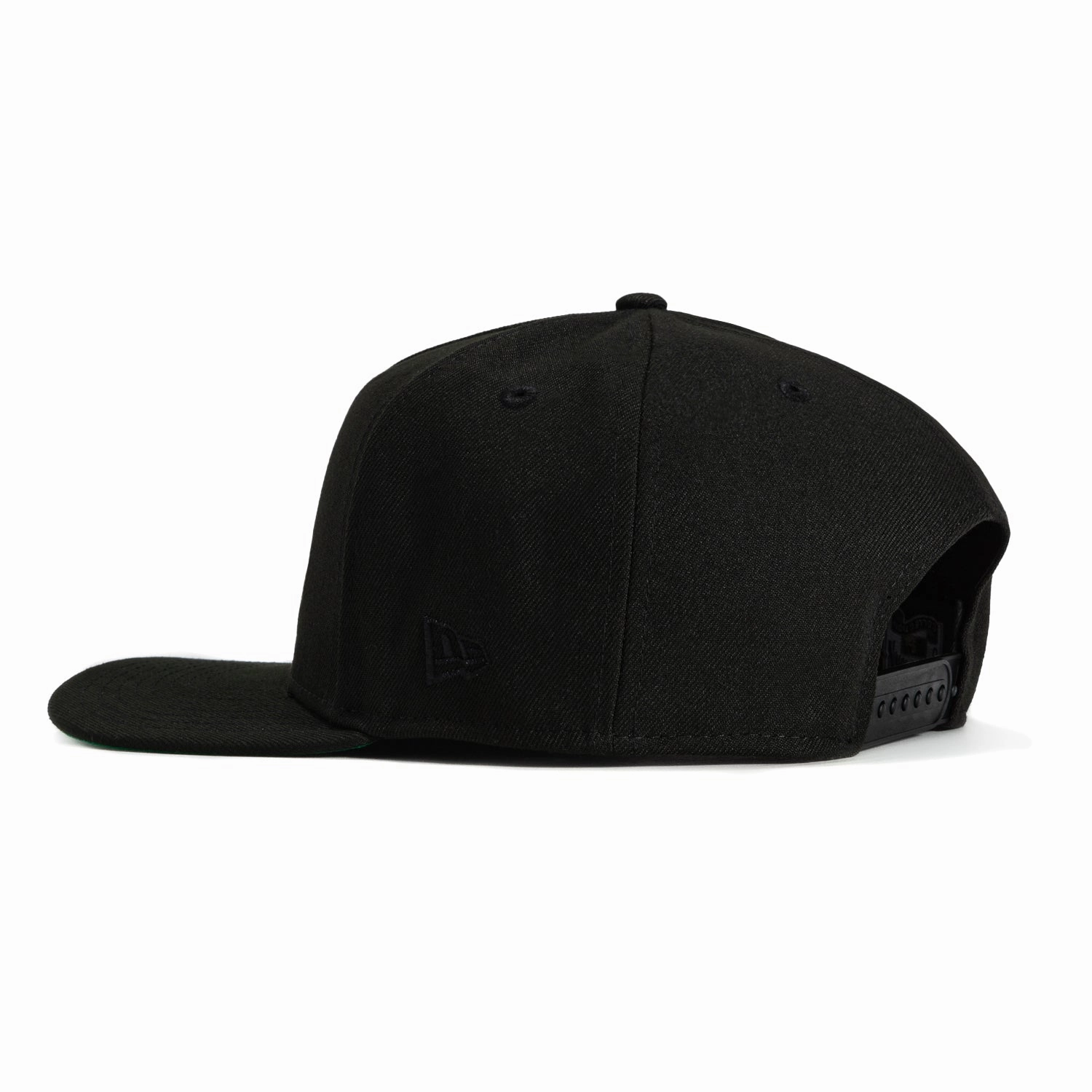 New Era 9Fifty A-Frame Seattle Mariners Logo Patch Script Snapback Hat - Black