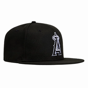 New Era 9Fifty MLB Basic Los Angeles Angels Snapback Hat - Black. White