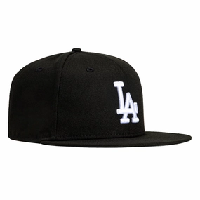 New Era 9Fifty MLB Basic Los Angeles Dodgers Snapback Hat - Black. White