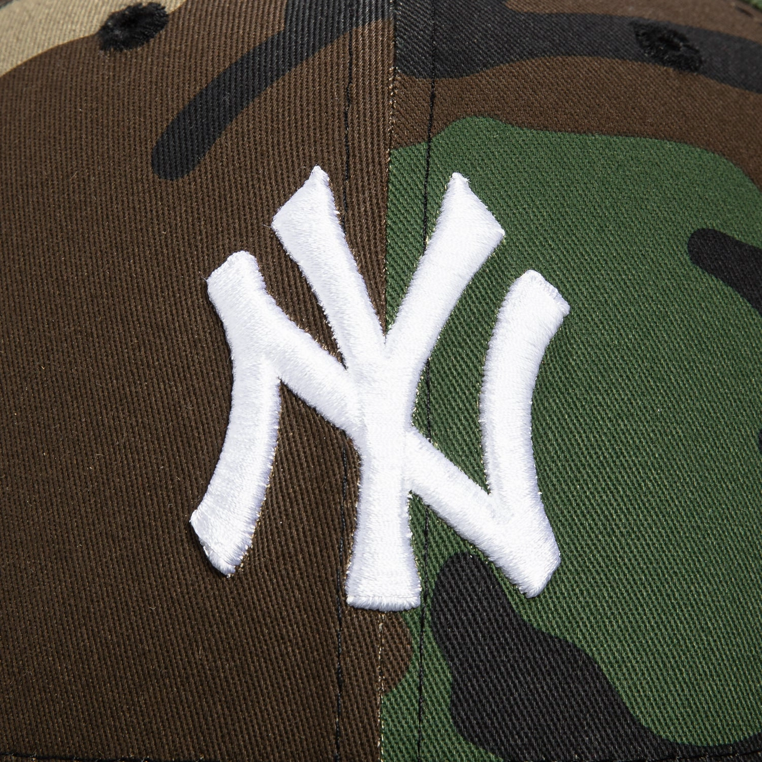 New Era 9Fifty MLB Basic New York Yankees Snapback Hat - Camo. White