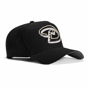 New Era 9Forty A-Frame Arizona Diamondbacks Snapback D Hat - Black. White