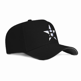 New Era 9Forty A-Frame Houston Astros Snapback Hat - Black, White