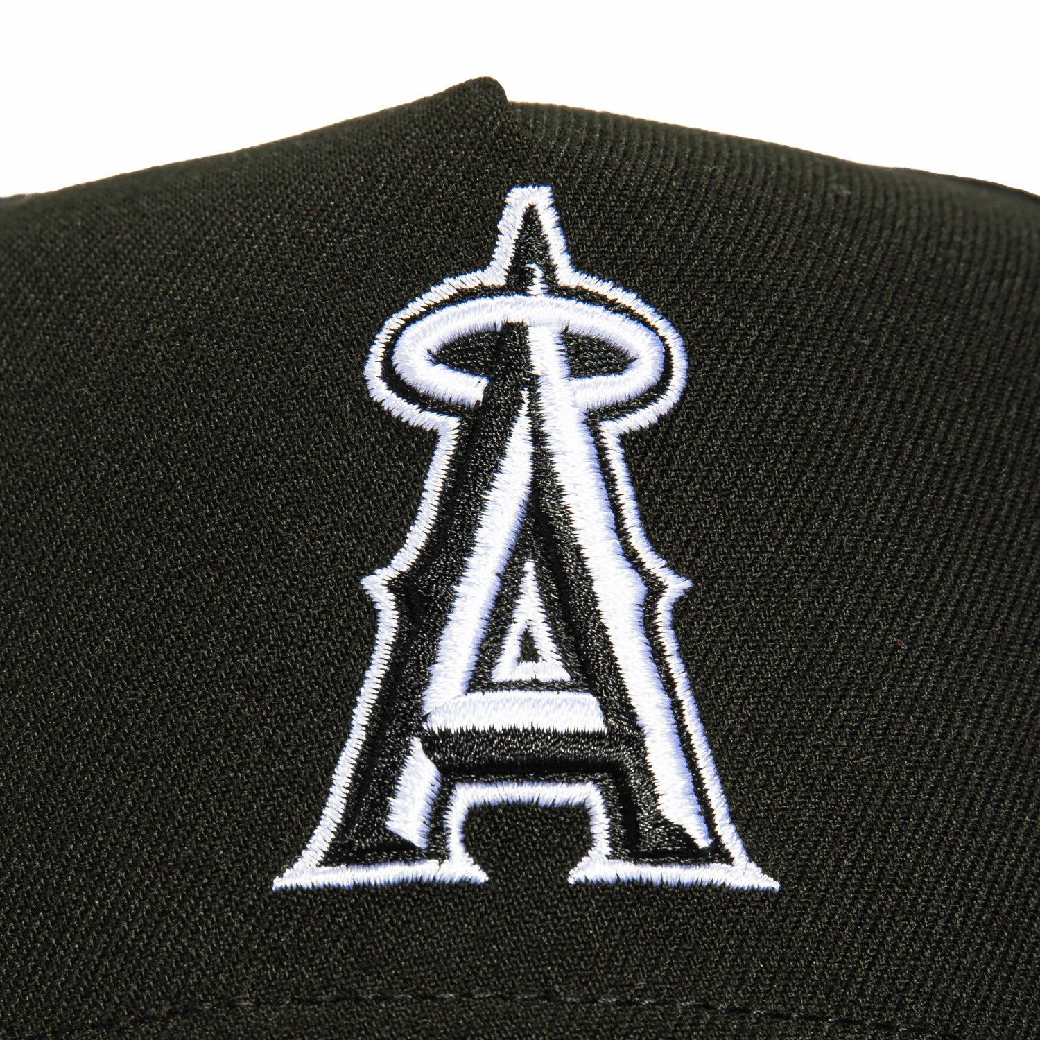 New Era 9Forty A-Frame Los Angeles Angels Snapback Hat - Black, White