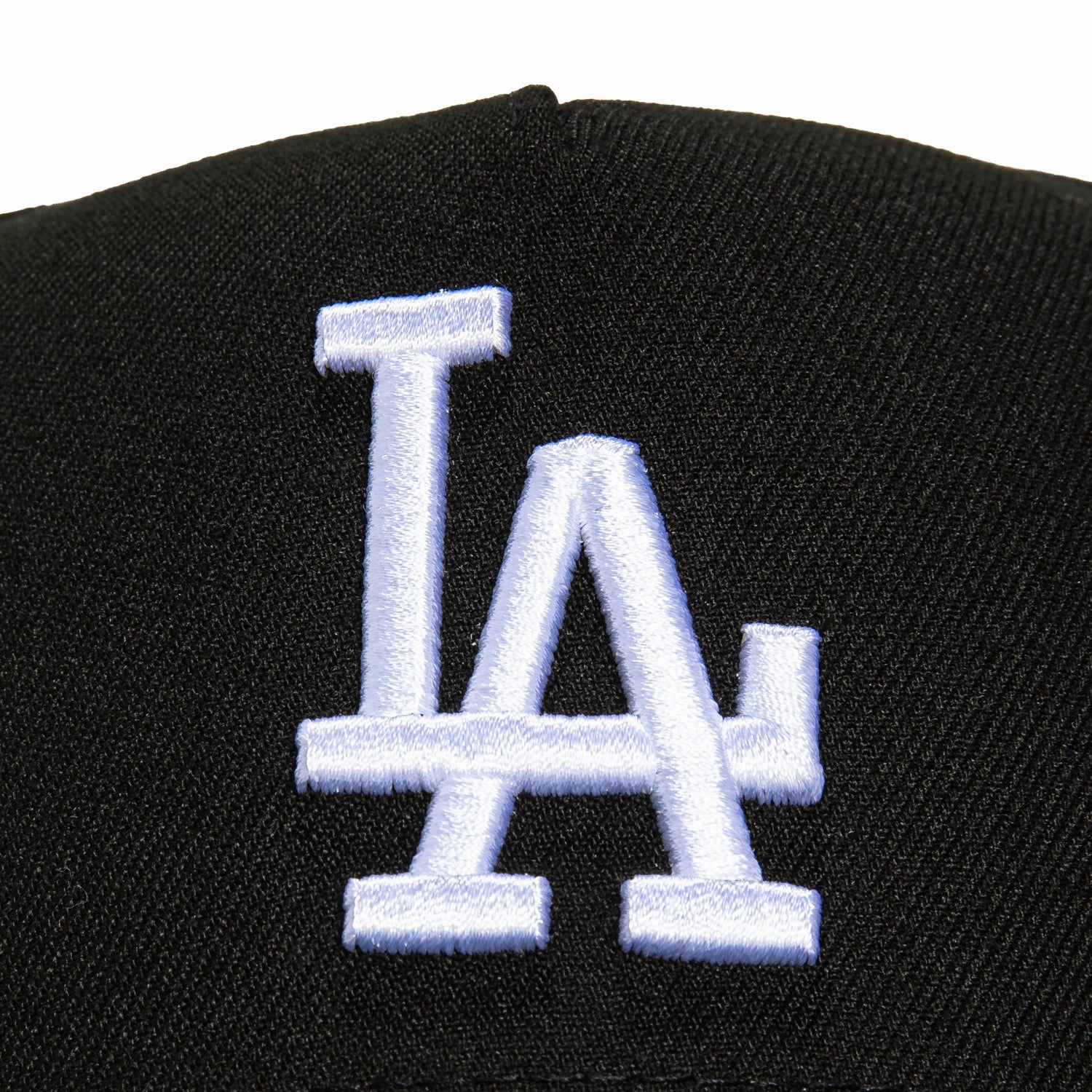 New Era 9Forty A-Frame Los Angeles Dodgers 100th Anniversary Patch Snapback Hat - Black. White