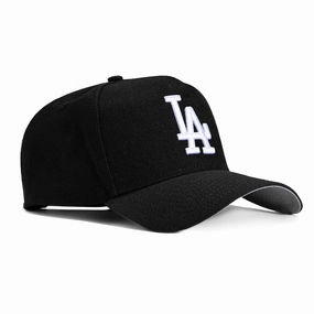 New Era 9Forty A-Frame Los Angeles Dodgers Snapback Hat - Black, White