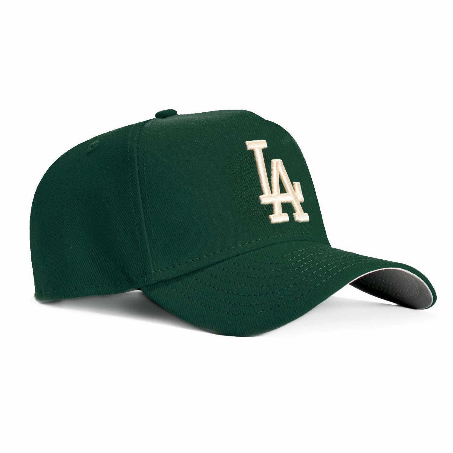 New Era 9Forty A-Frame Los Angeles Dodgers Snapback Hat - Green, Ivory