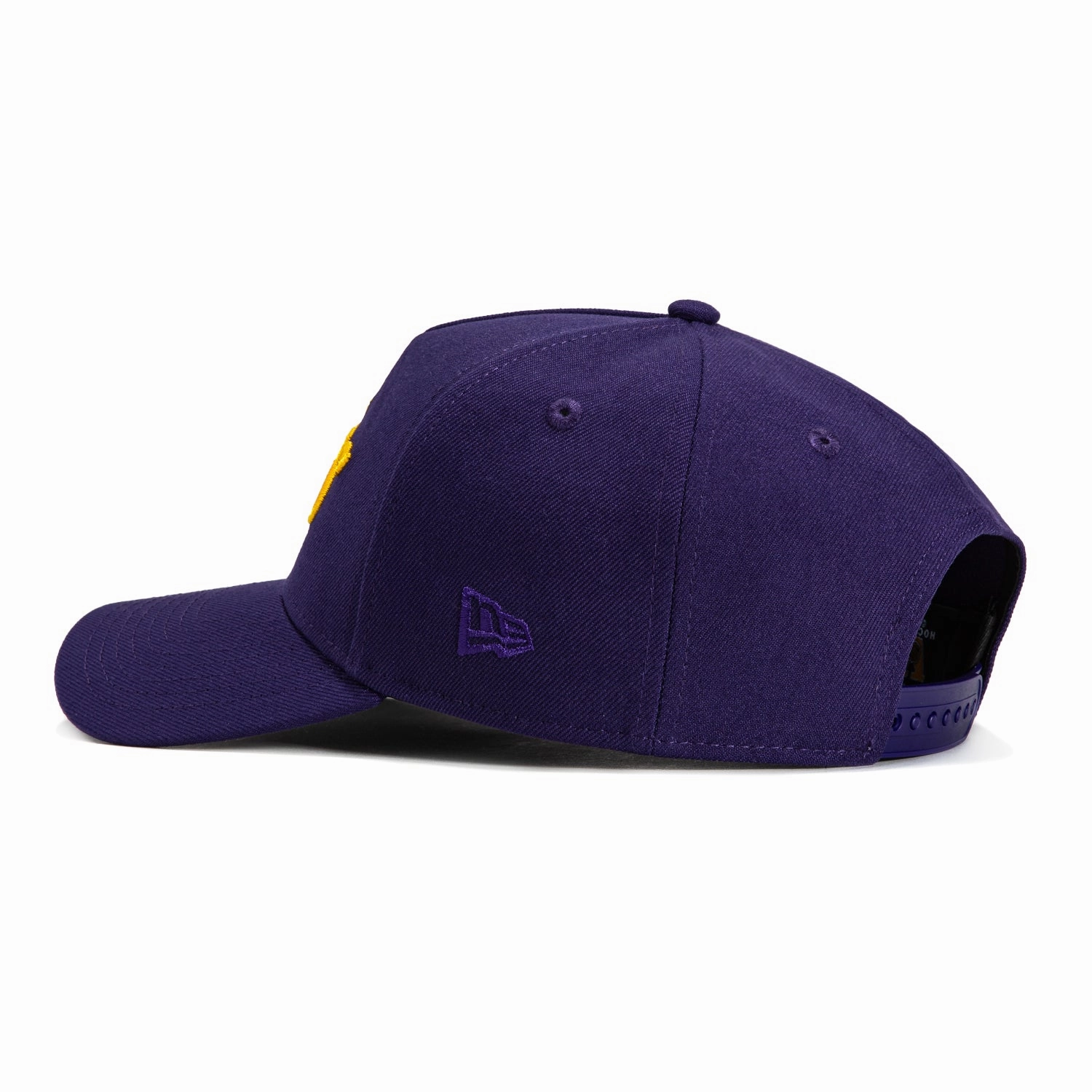 New Era 9Forty A-Frame Los Angeles Kings Snapback Word Hat - Purple. Gold