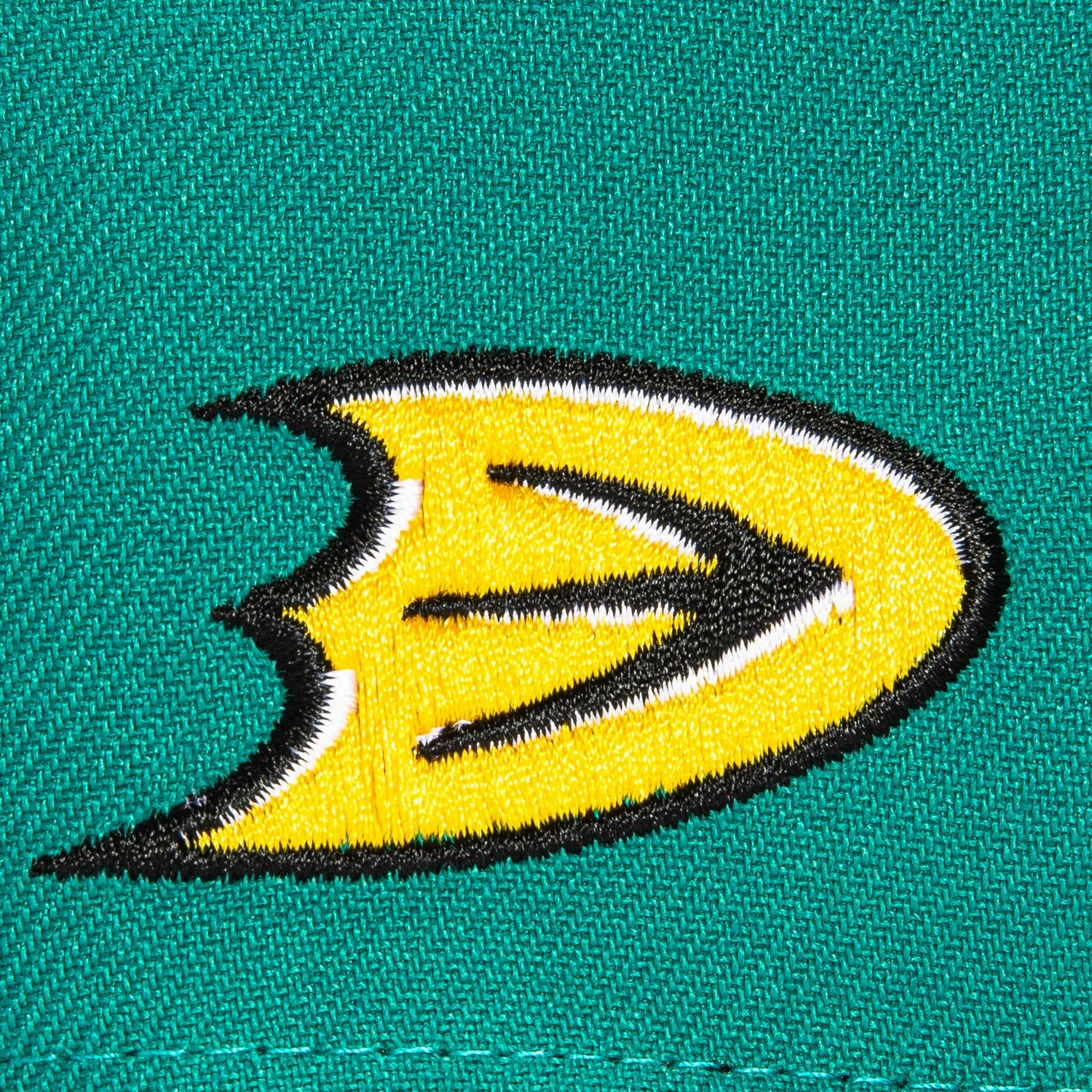 New Era 9Forty A-Frame Mascot Anaheim Ducks Logo Patch Wild Wing Snapback Hat - Teal, Maroon