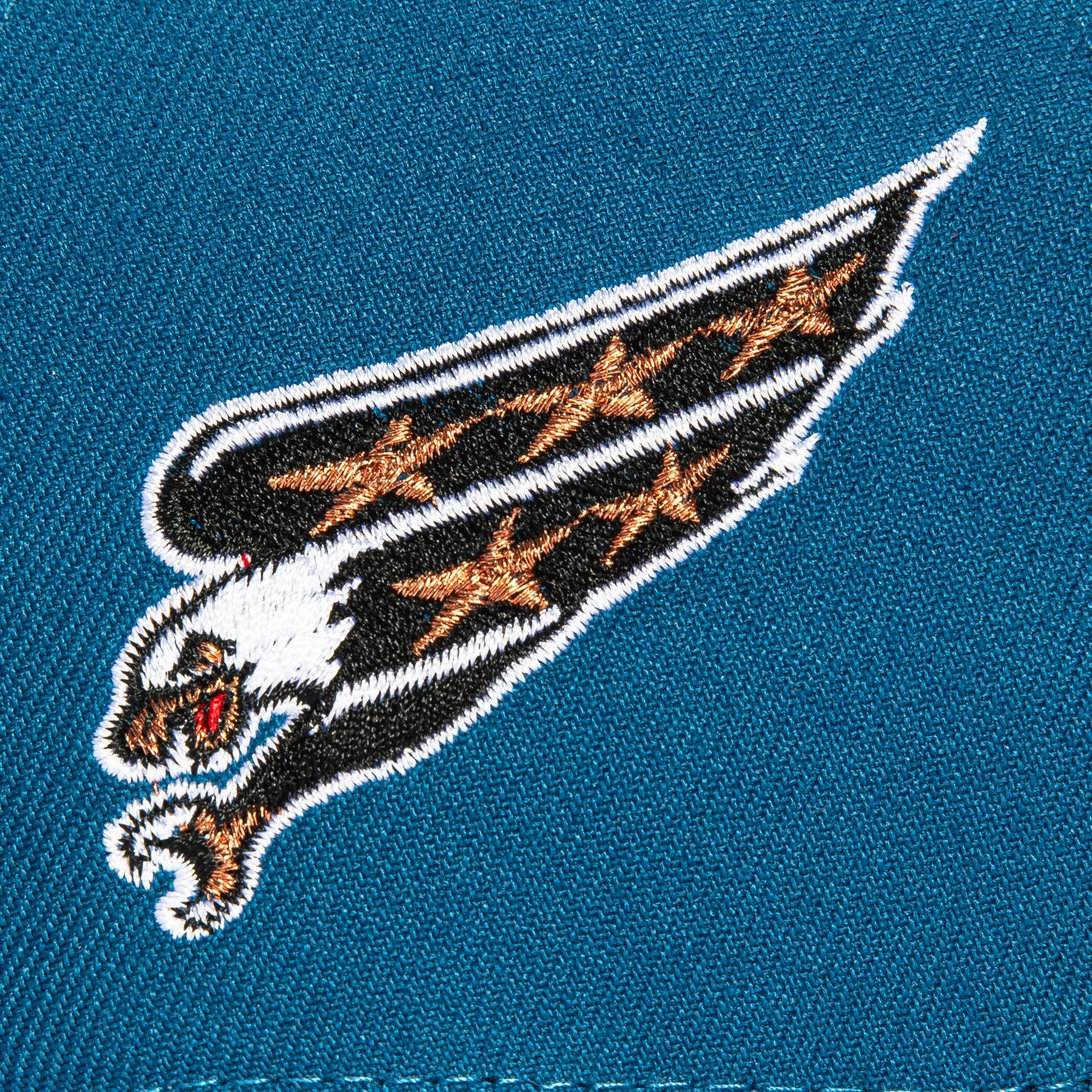 New Era 9Forty A-Frame Mascot Washington Capitals Logo Patch Slapshot Snapback Hat - Indigo, Black